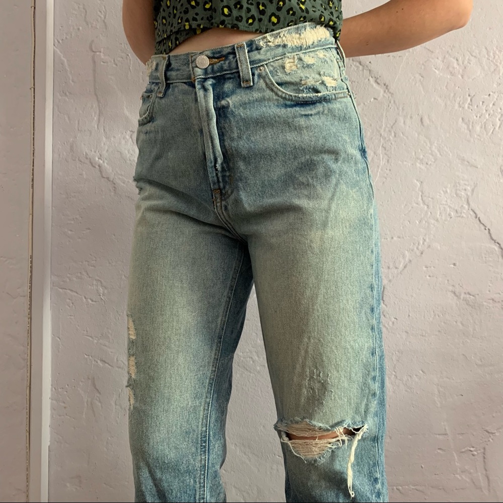Distressed BDG ripped jeans